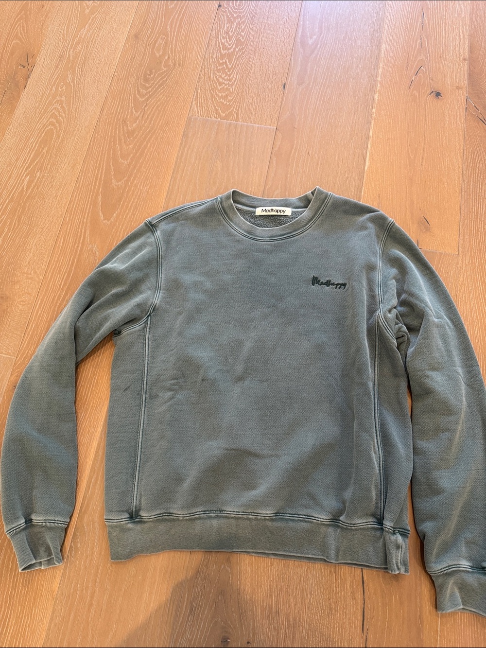 Madhappy Washed green Crewneck Sweatshirt
